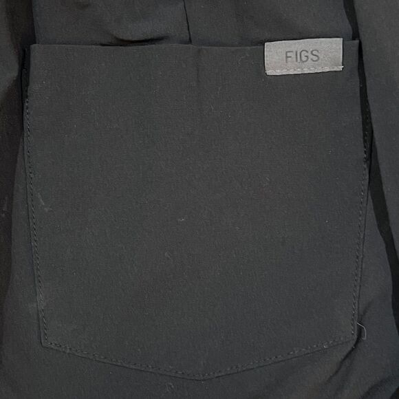 FIGSPRO Skinny Zip Fly Trouser™ Black Pants - Women's Size XXS - Picture 7 of 10